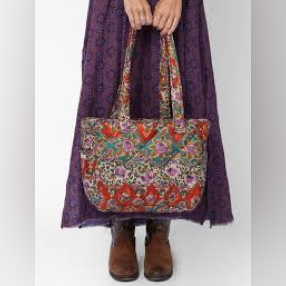 Colorful Patterned Shoulder Bag - Picture 2 of 9